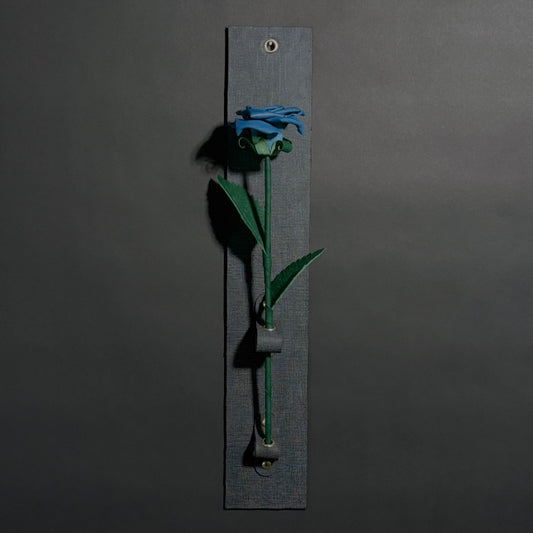 Leather Rose - Bleue