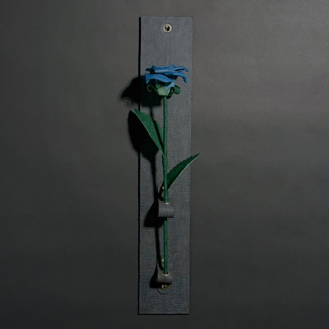 Leather Rose - Bleue